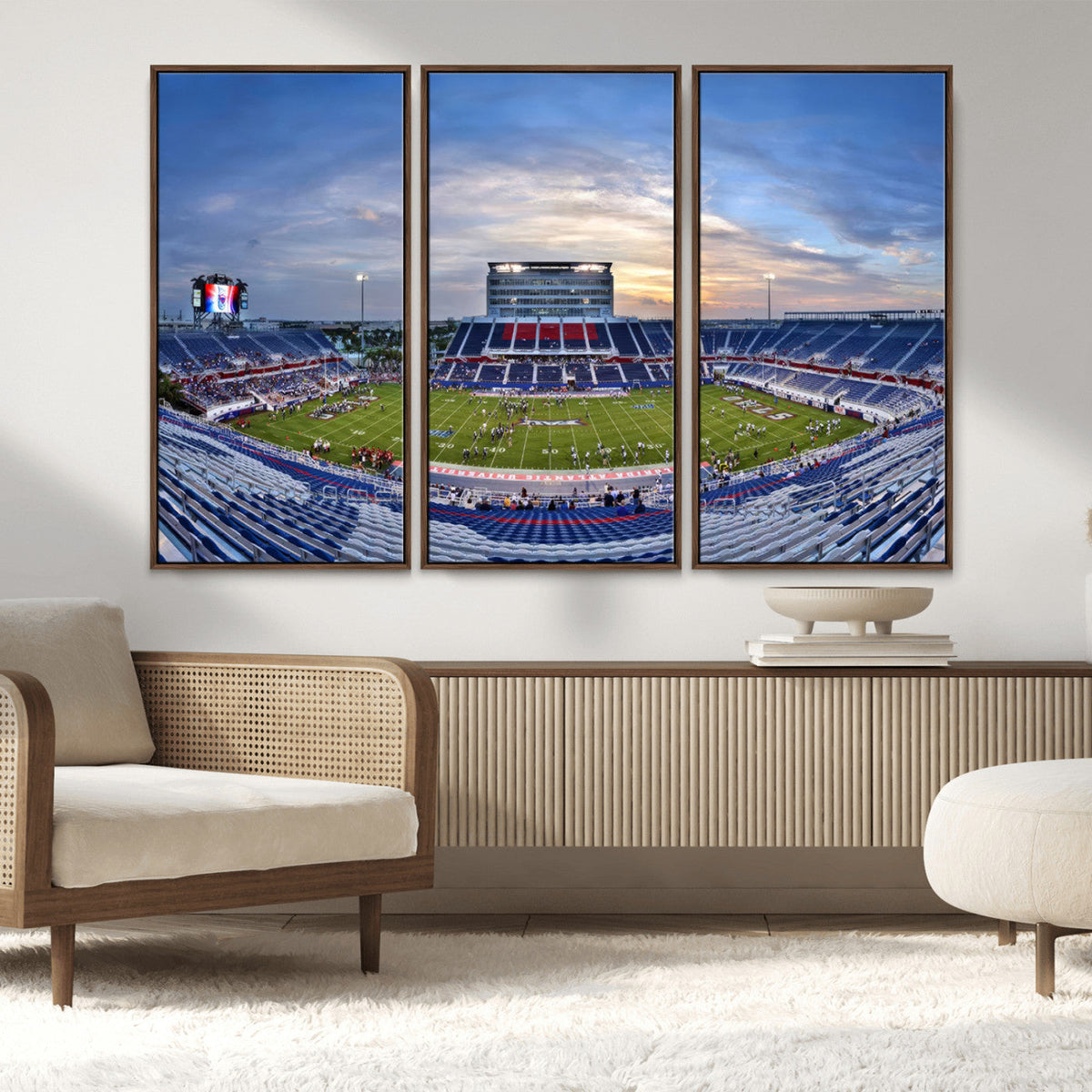 Florida Atlantic University Owls Football Team Print - Boca