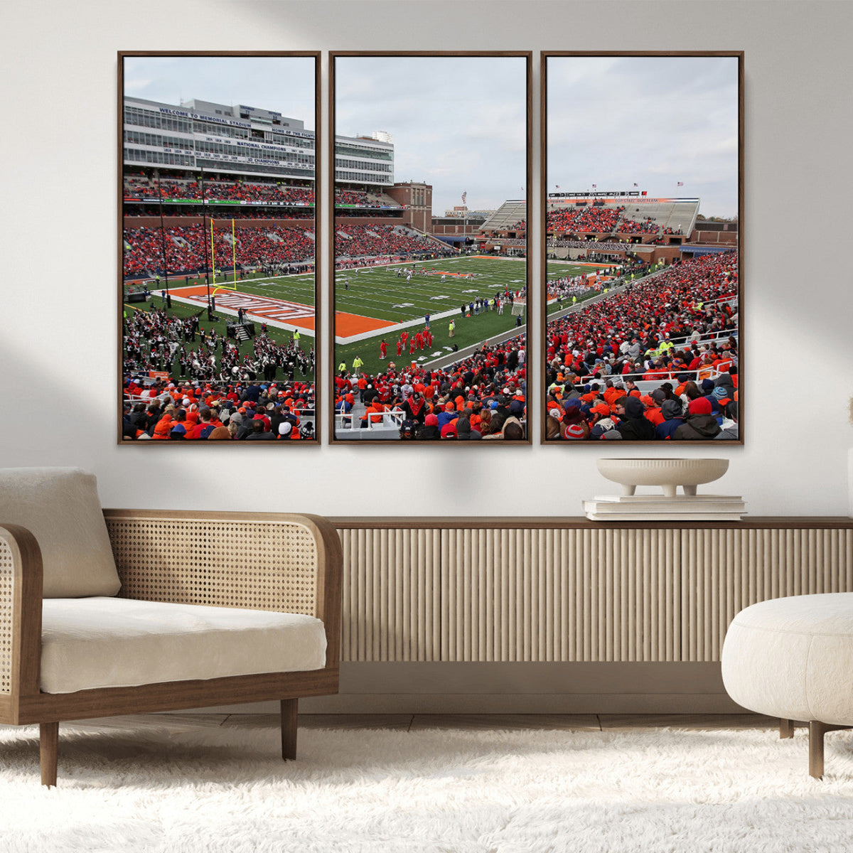 University of Illinois Fighting Illini Football Team Print -