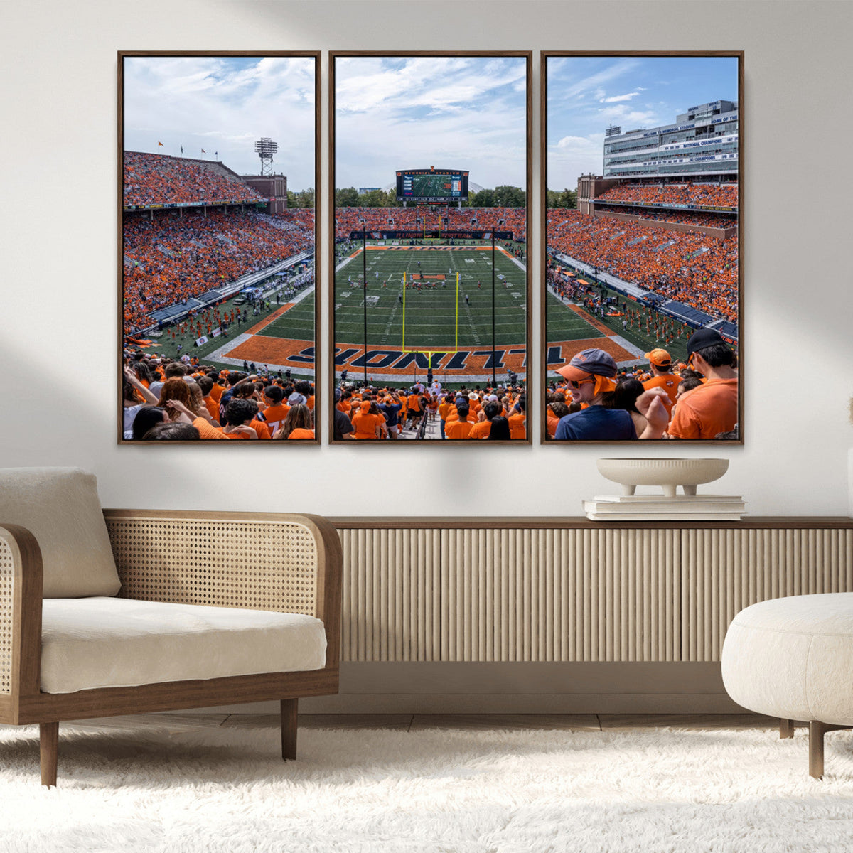 University of Illinois Fighting Illini Football Team Print