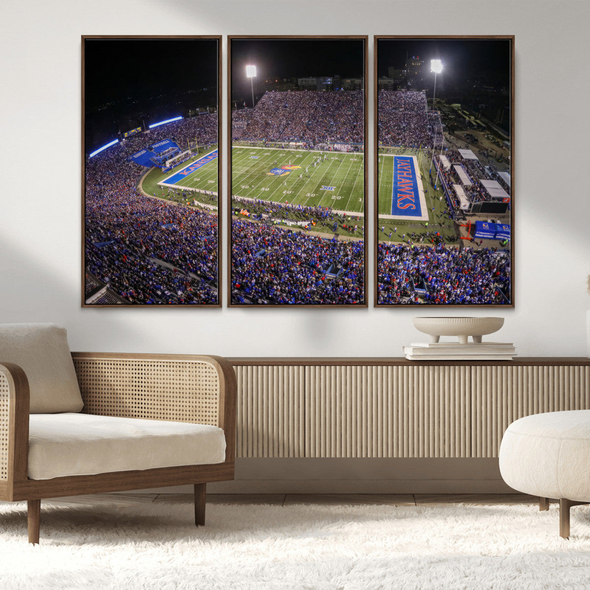 University of Kansas Jayhawks Football Team Print - Lawrence