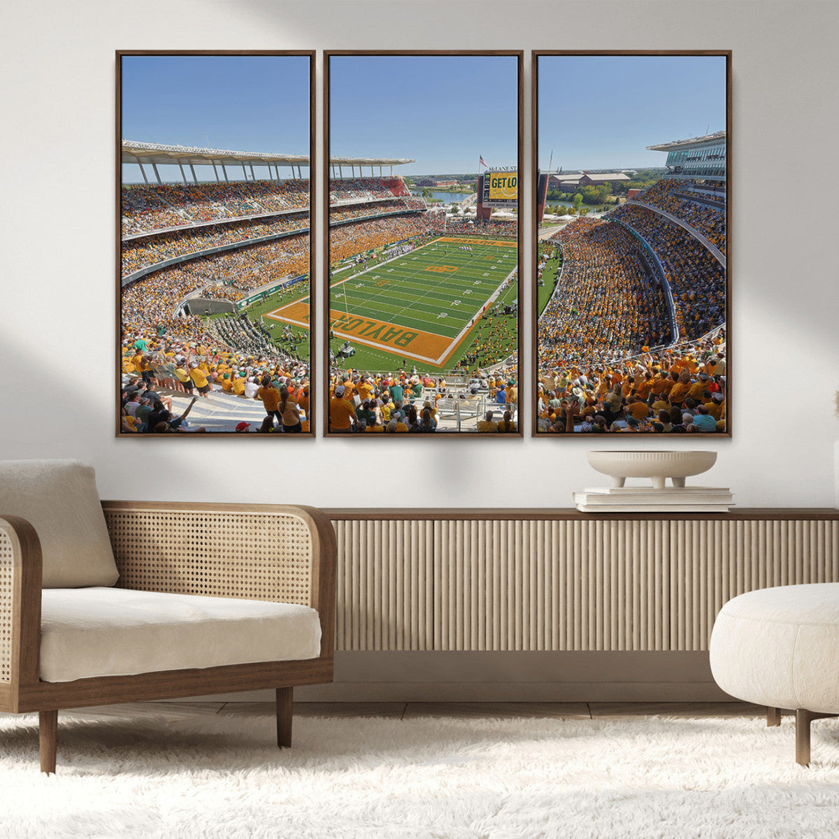 Baylor University Bears Football Team Print - Waco McLane