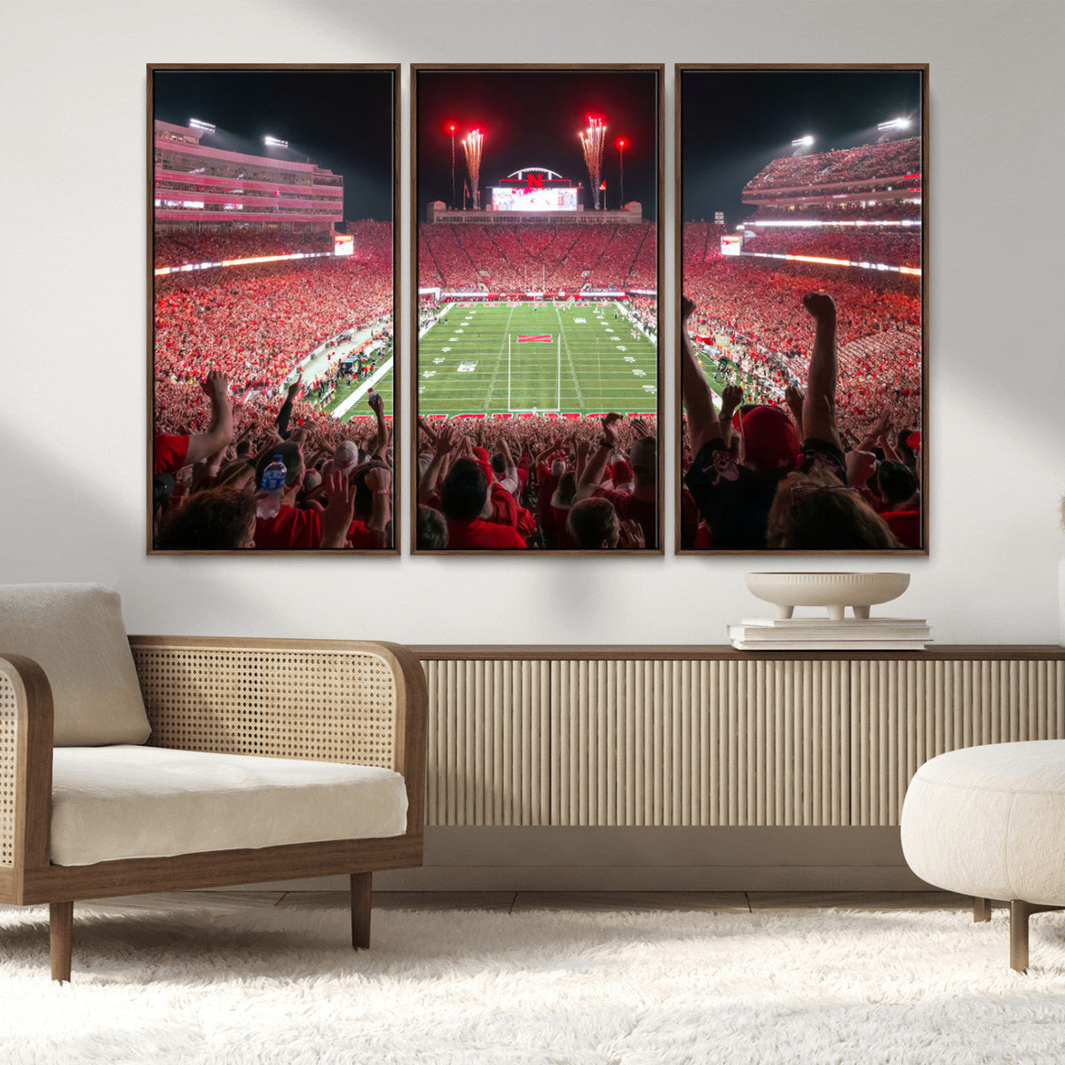 University of Nebraska Cornhuskers Football Team Print -