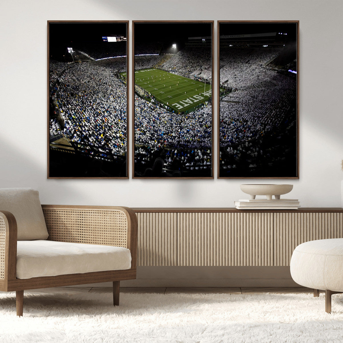 Penn State Football Stadium Wall Art - Beaver Stadium Canvas