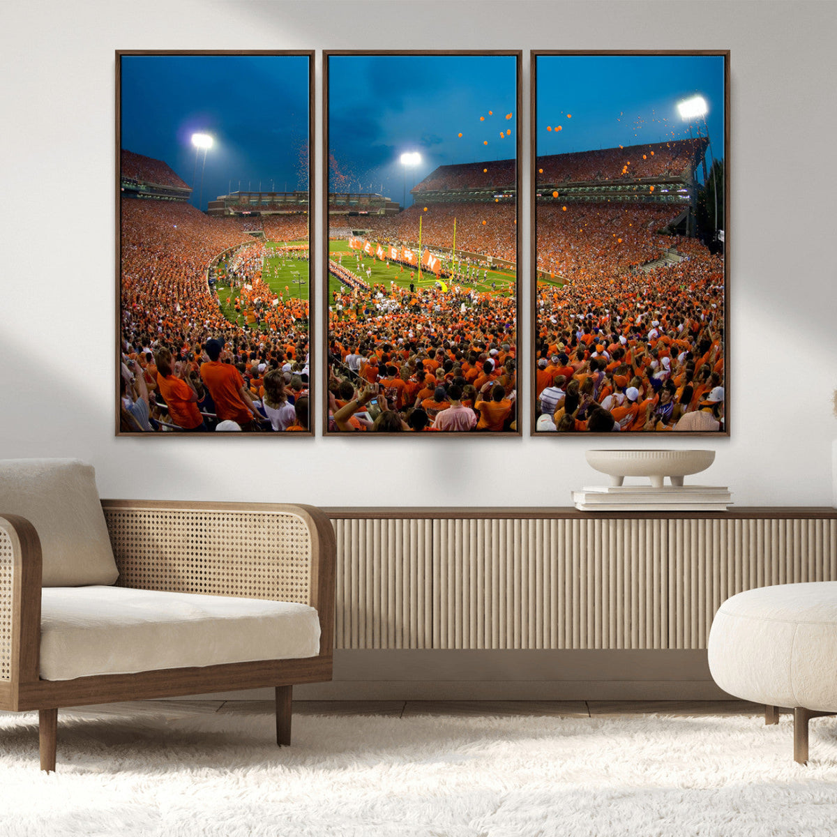 Clemson University Tigers Football Team Print - Clemson