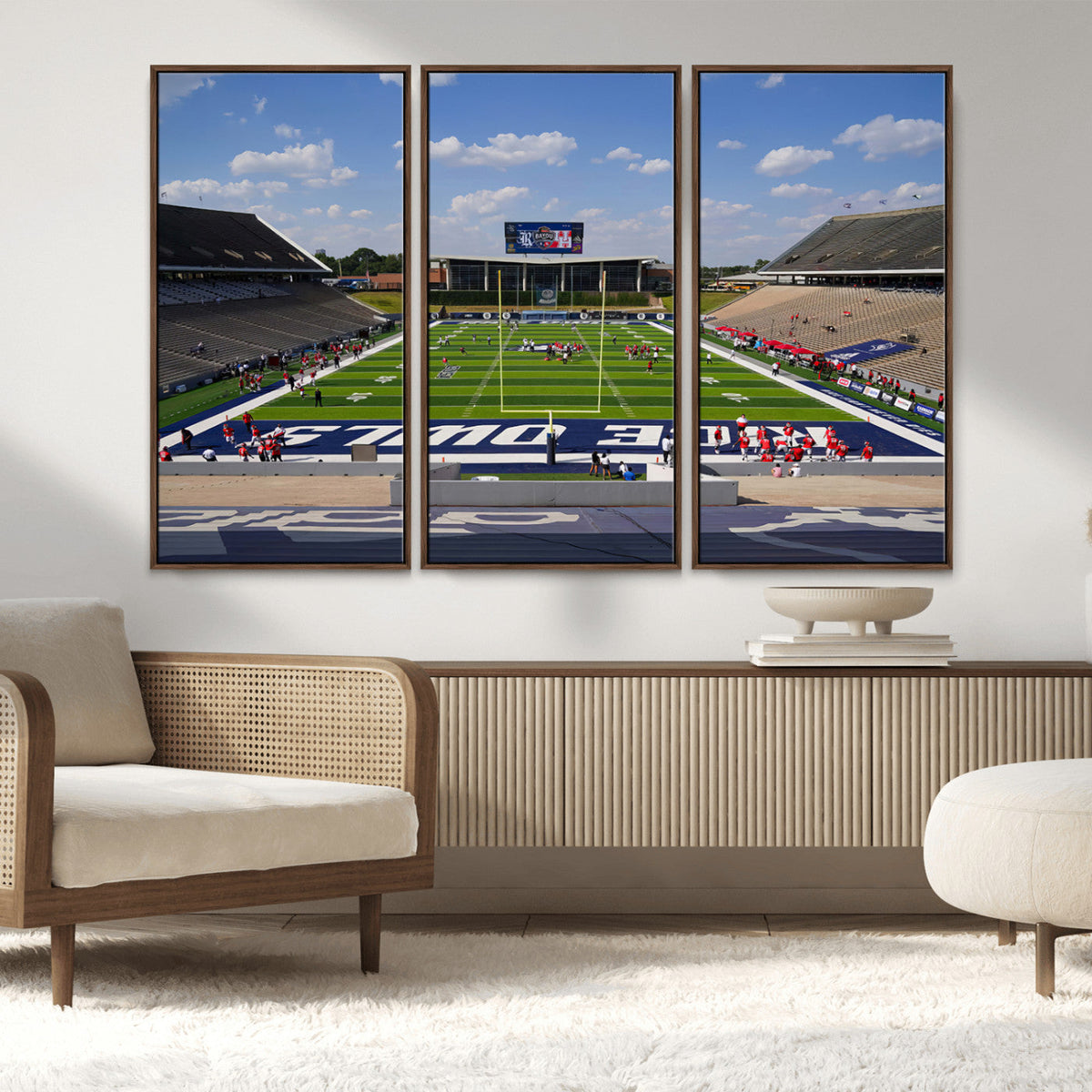 Rice University Owls Football Team Print - Houston Rice