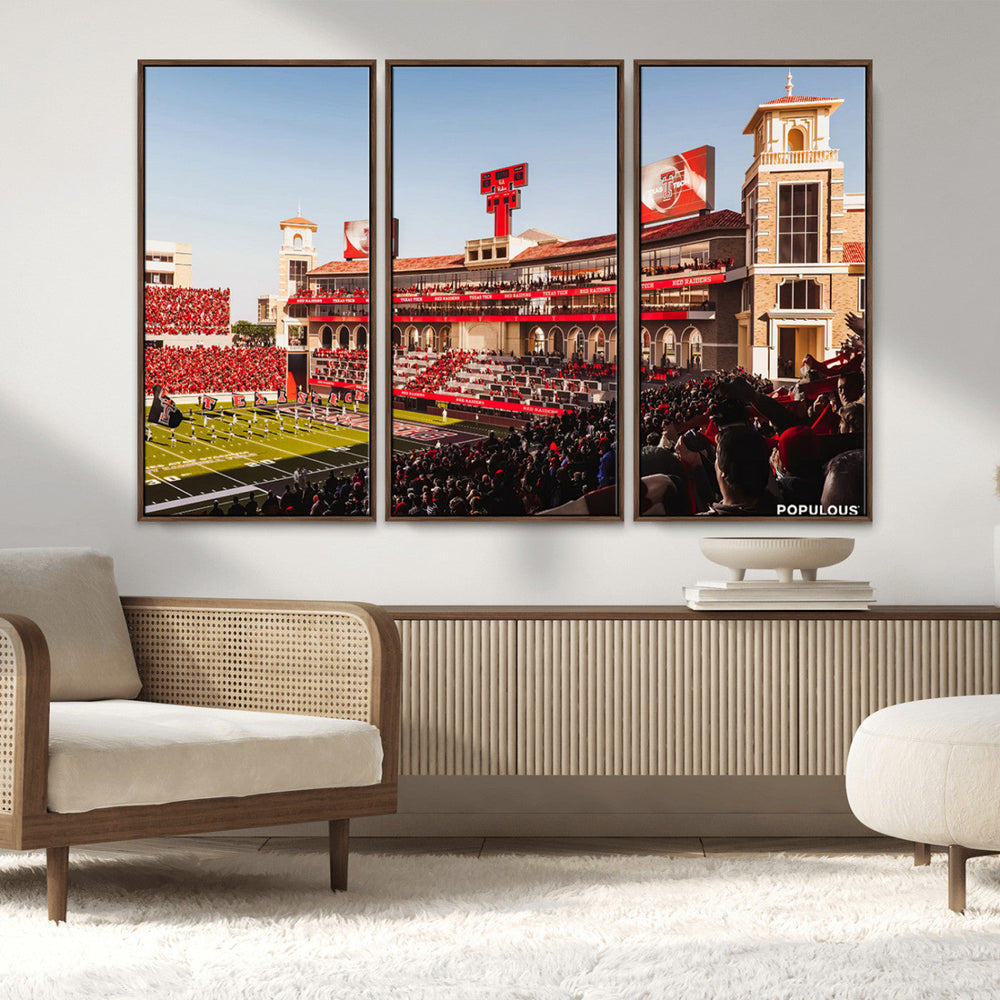 Jones AT&T Stadium Texas Tech Red Raiders Wall Art | Large