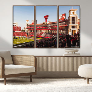 Jones AT&T Stadium Texas Tech Red Raiders Wall Art | Large