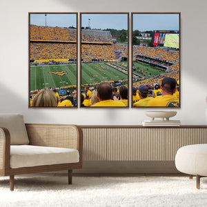 Puskar Stadium Canvas Print Wall Art - Morgantown Print -