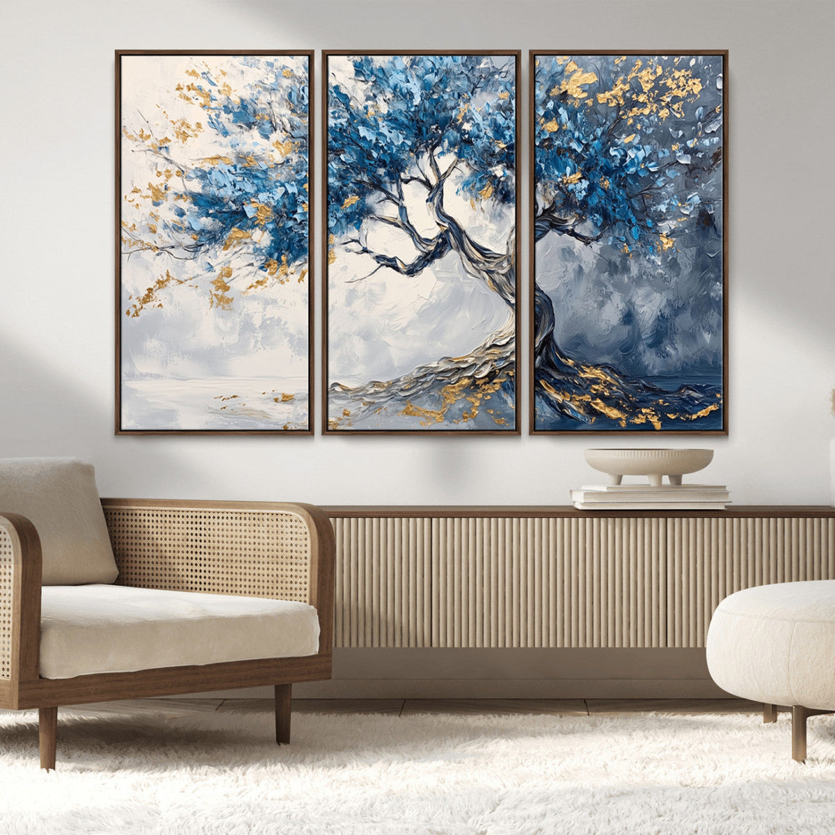 Abstract Tree Painting Canvas Wall Art | Tree of Life