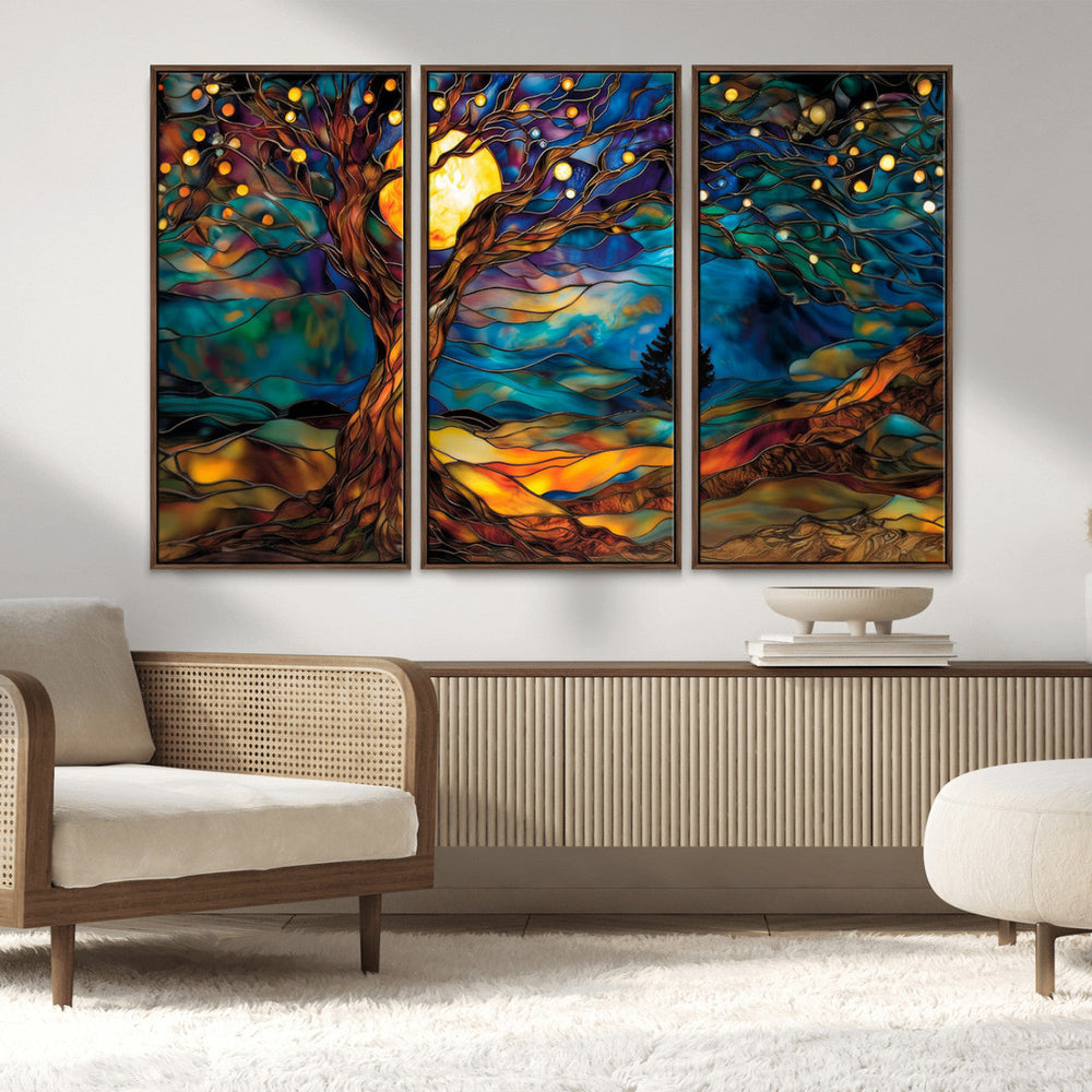Tree of Life Wall Art - Yggdrasil Tree of Life Canvas Print