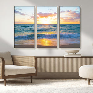 Coastal Wall Art - Vintage World Map Canvas Print with