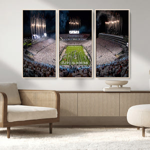 Penn Stadium Football Wall Art Canvas Print, Pennsylvania