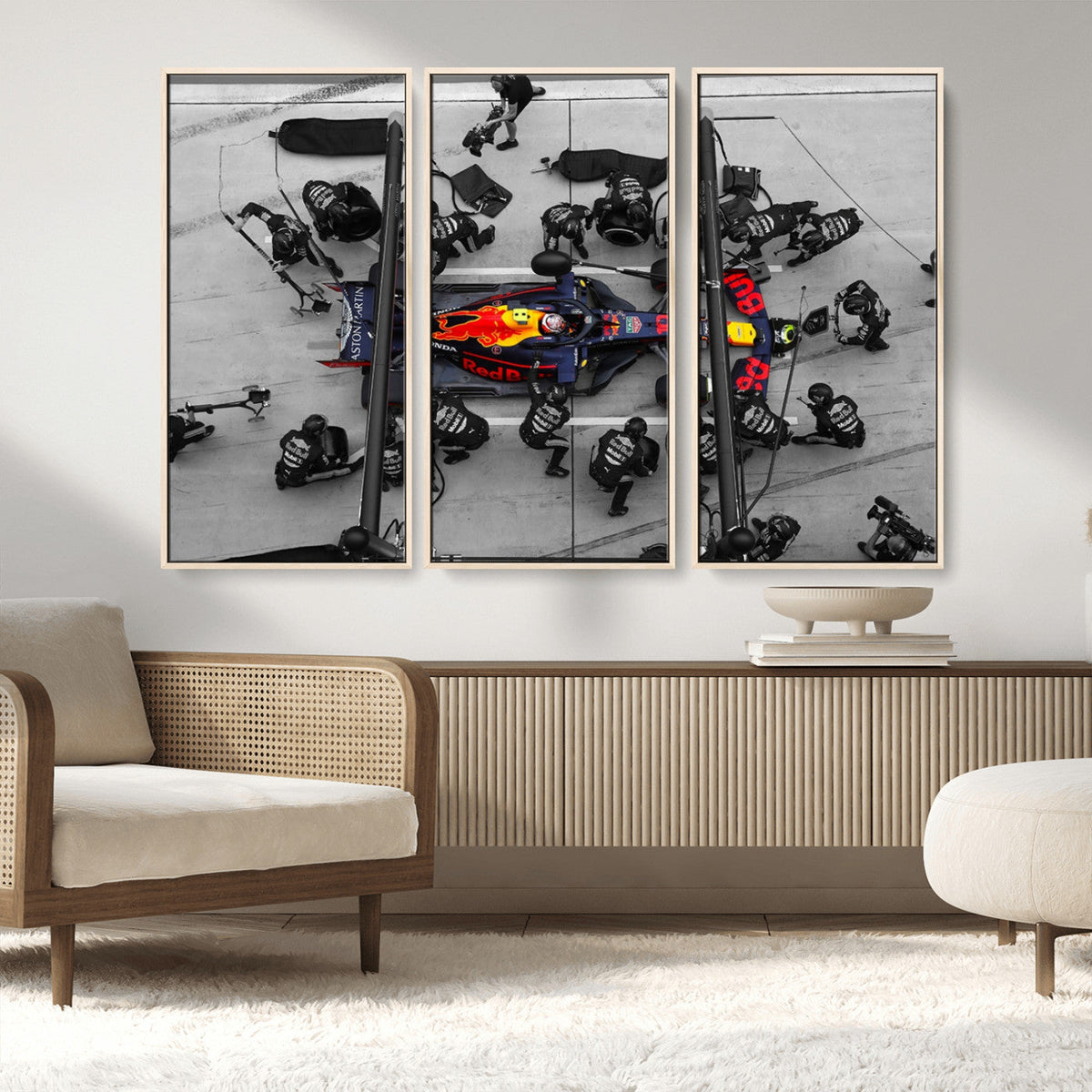 RedBull Formula 1 Canvas Wall Art Print