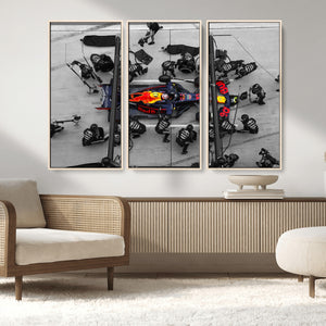 RedBull Formula 1 Canvas Wall Art Print