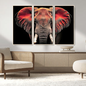 Elephant Wall Art Canvas Print