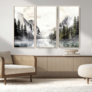 Yosemite Valley Wall Art Canvas Print – Framed and Ready to