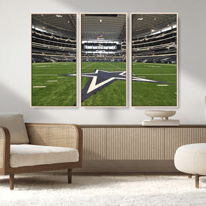 Dallas Cowboys Football Team Print - Arlington AT&T Stadium