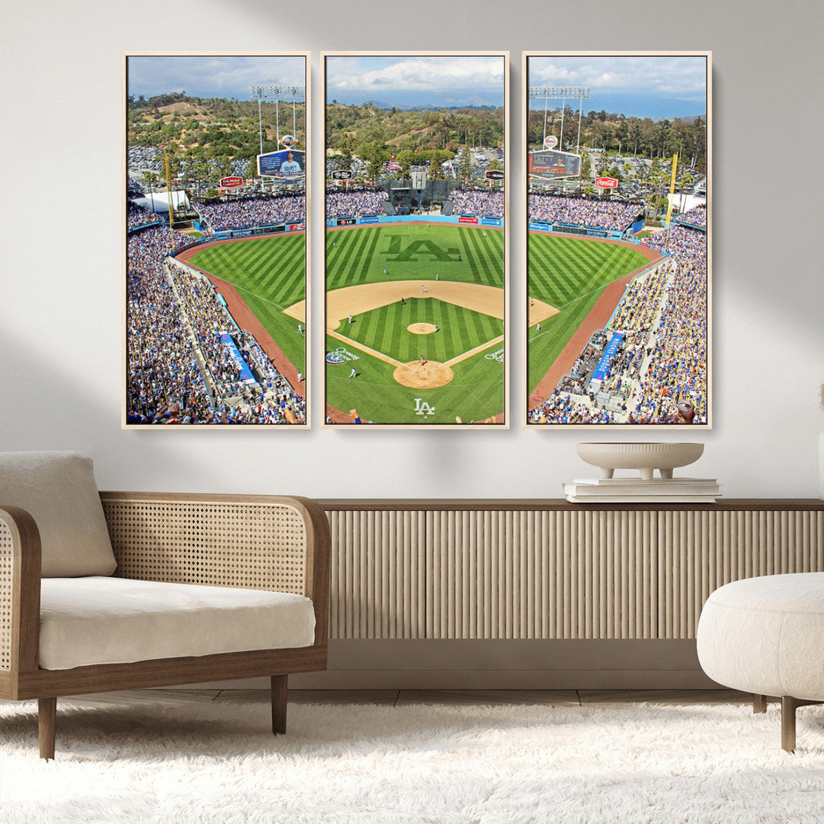 Citi Field Wall Art Print | 3-Panel New York Mets Baseball