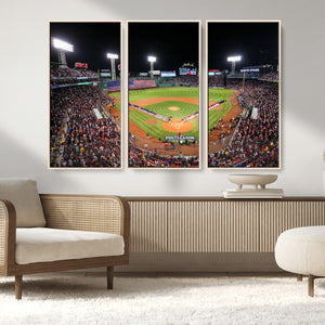 Fenway Park Wall Art Canvas Print | Large Baseball Stadium