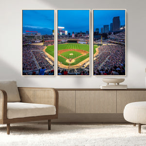 Target Field Stadium Wall Art Canvas Print – Minnesota Twins