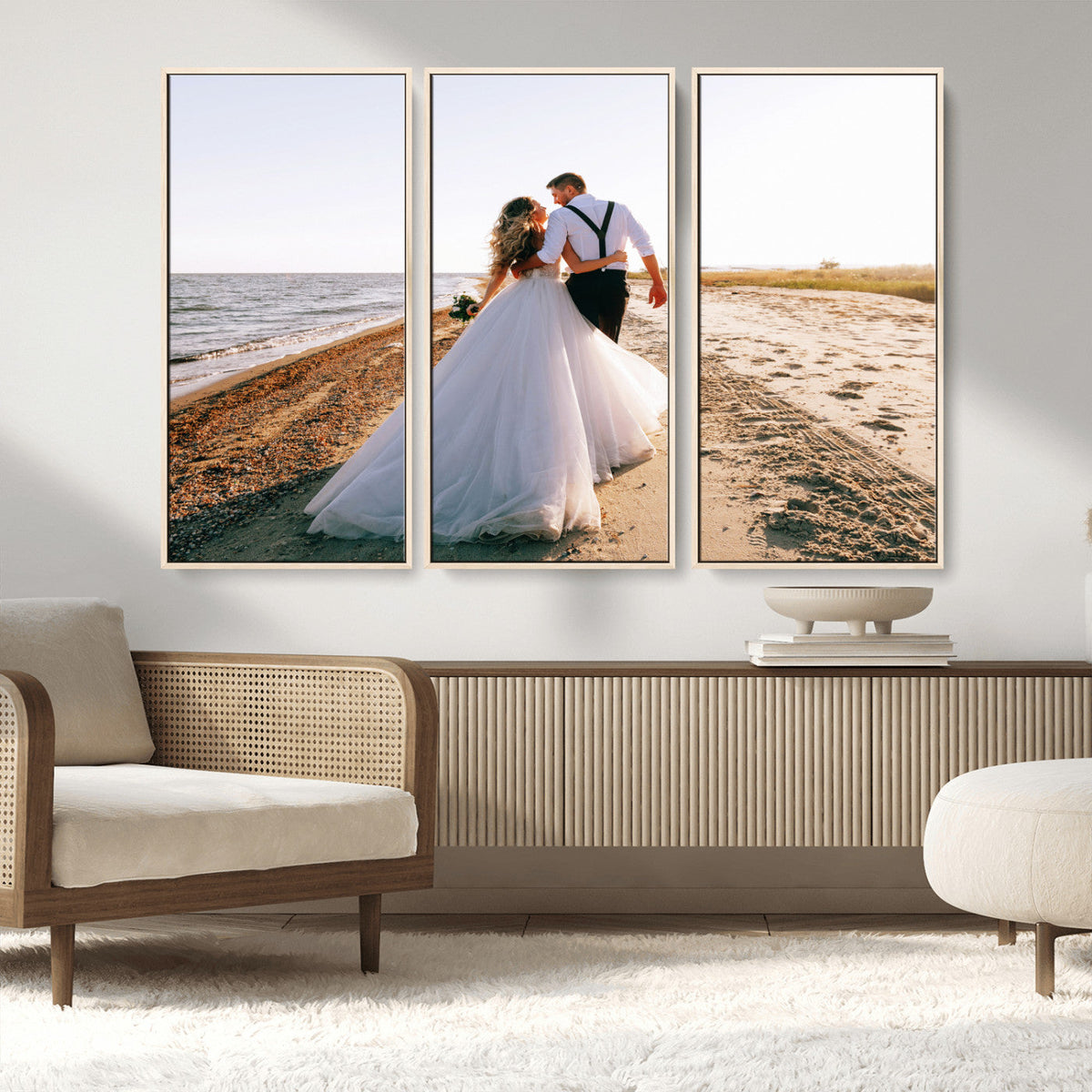 Framed Custom Canvas Print - Personalized Wall Art for Home