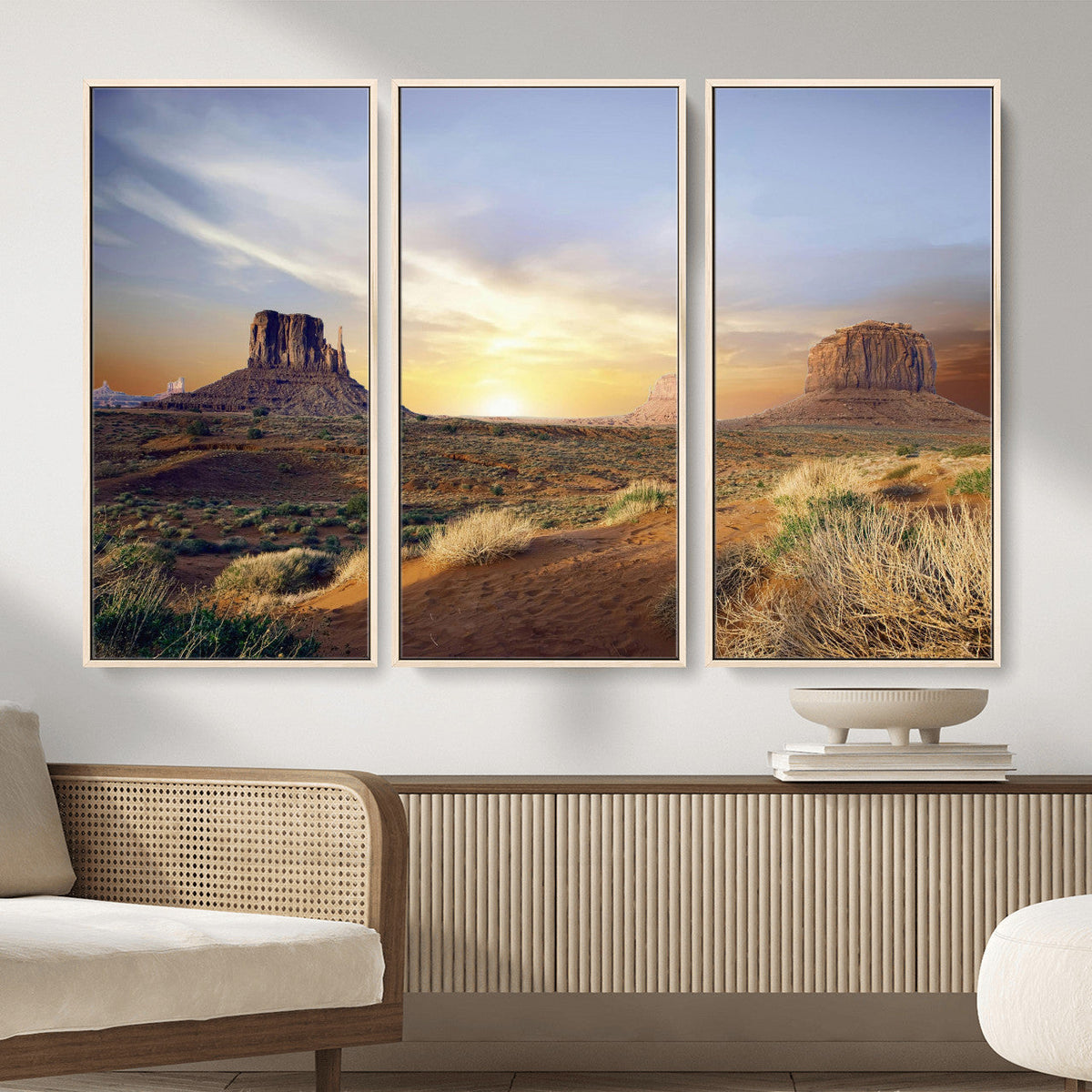 Monument Valley Desert Wall Art Canvas Print, Southwest
