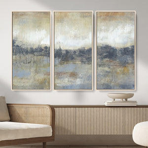 Abstract Neutral Landscape Painting Wall Art