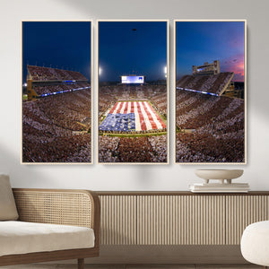 Oklahoma Sooners Memorial Stadium Wall Art Canvas Print,