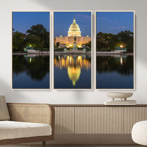 US Capitol Building Wall Art Canvas Print – Washington DC
