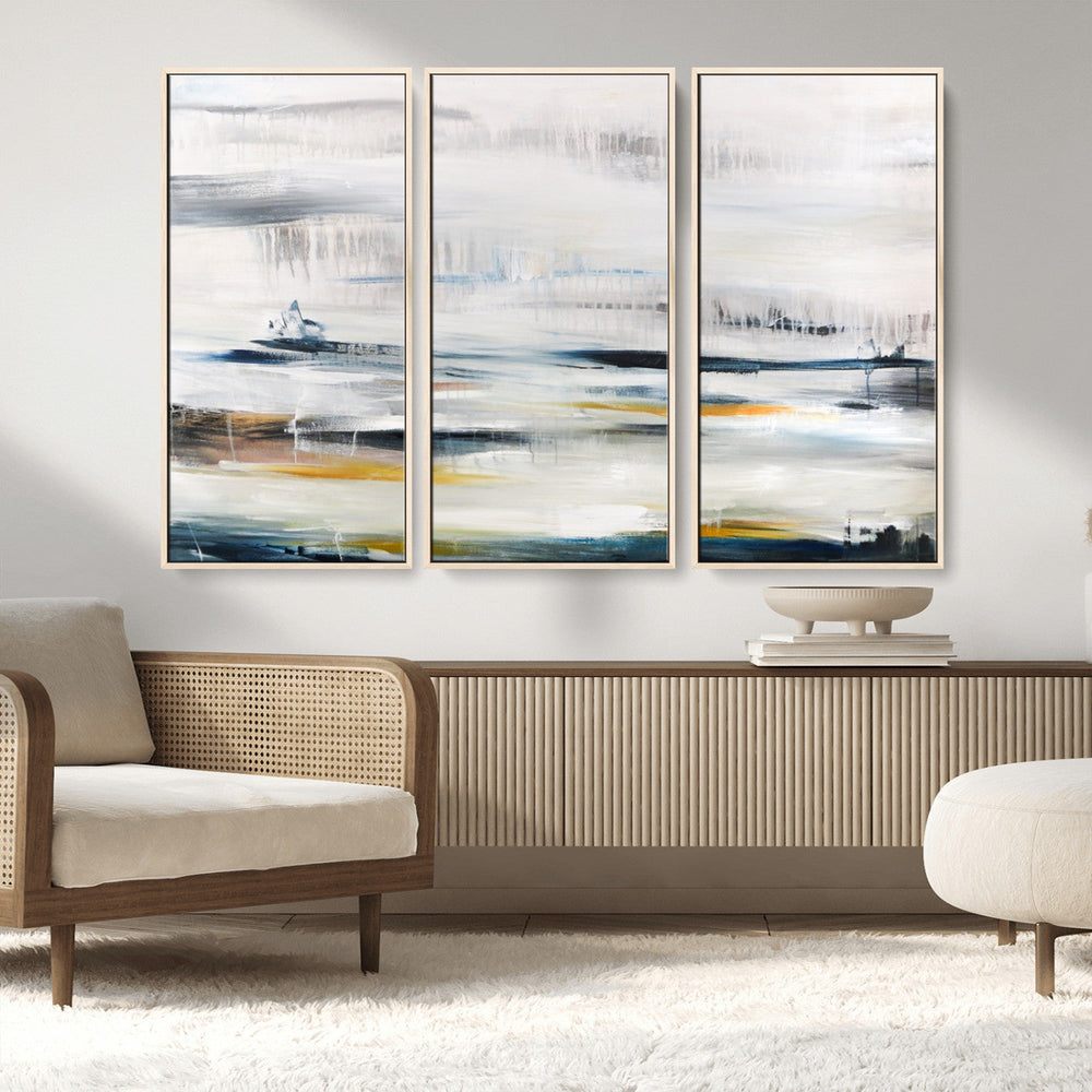 Soft Color Abstract Canvas Print