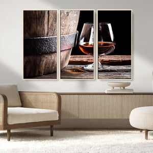 Scots Whiskey Wall Art Canvas Print
