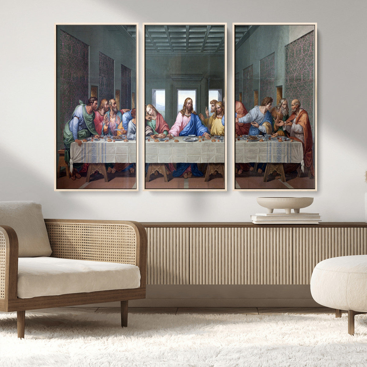 The Last Supper Multi Panel Canvas Wall Art