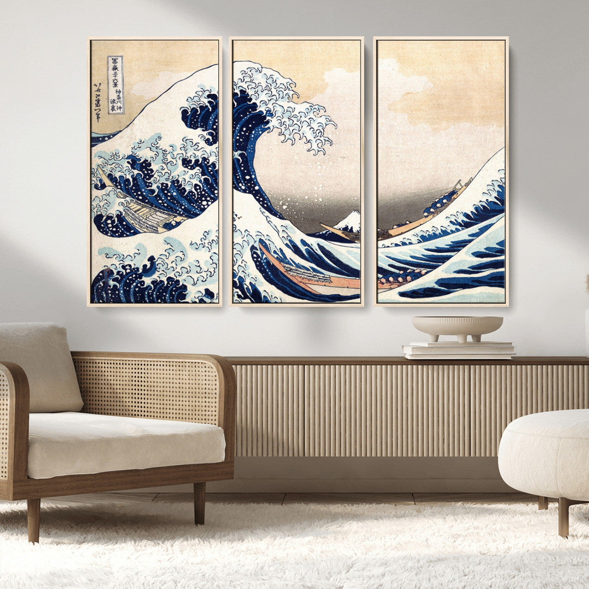 Hokusai: The Breaking Wave off Kanagawa Canvas Print