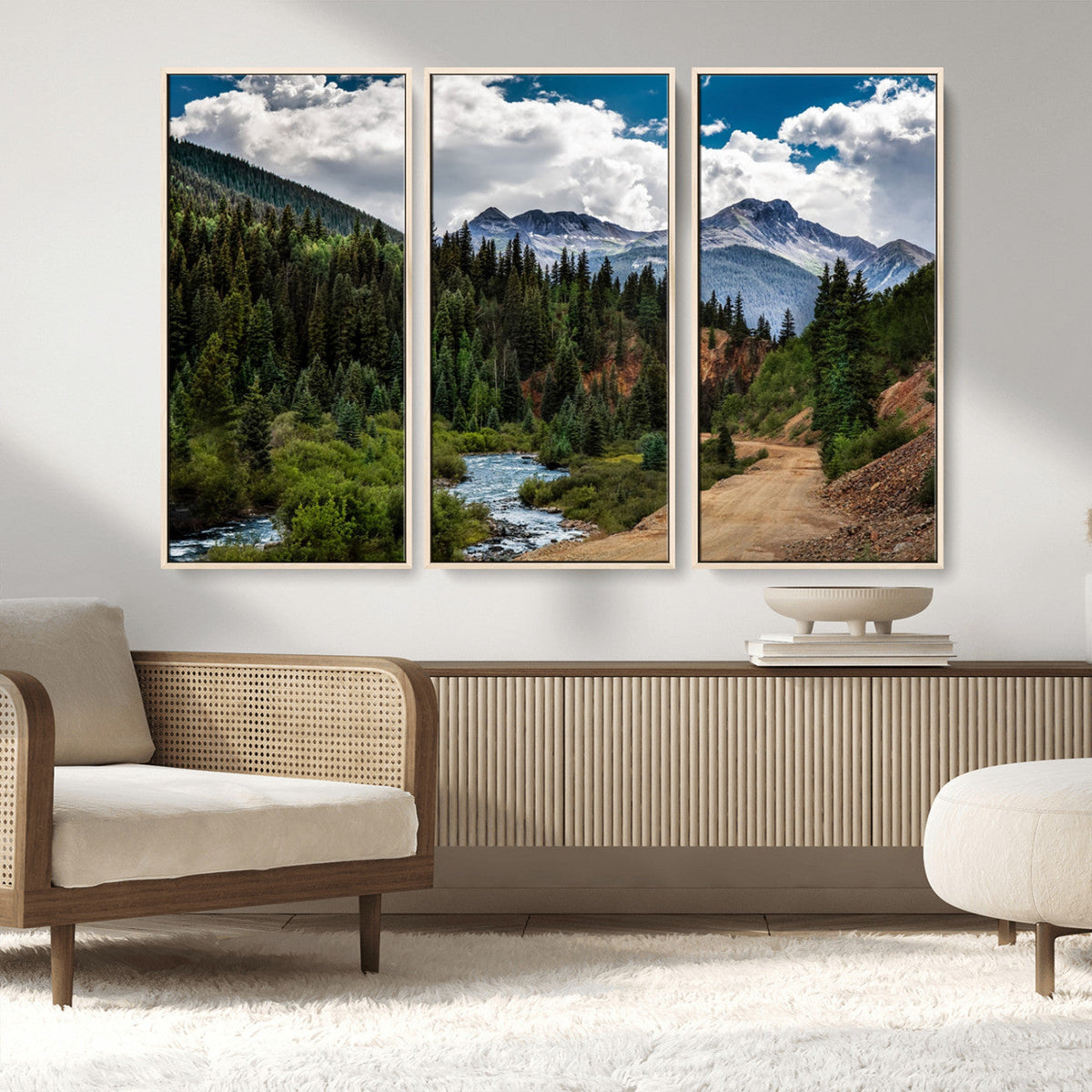 San Juan Nal Forest Wall Art Landscape Canvas Print