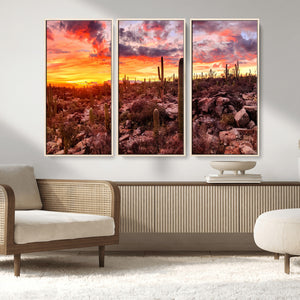 Arizona Desert Print, Western Cowboy Wall Art Print
