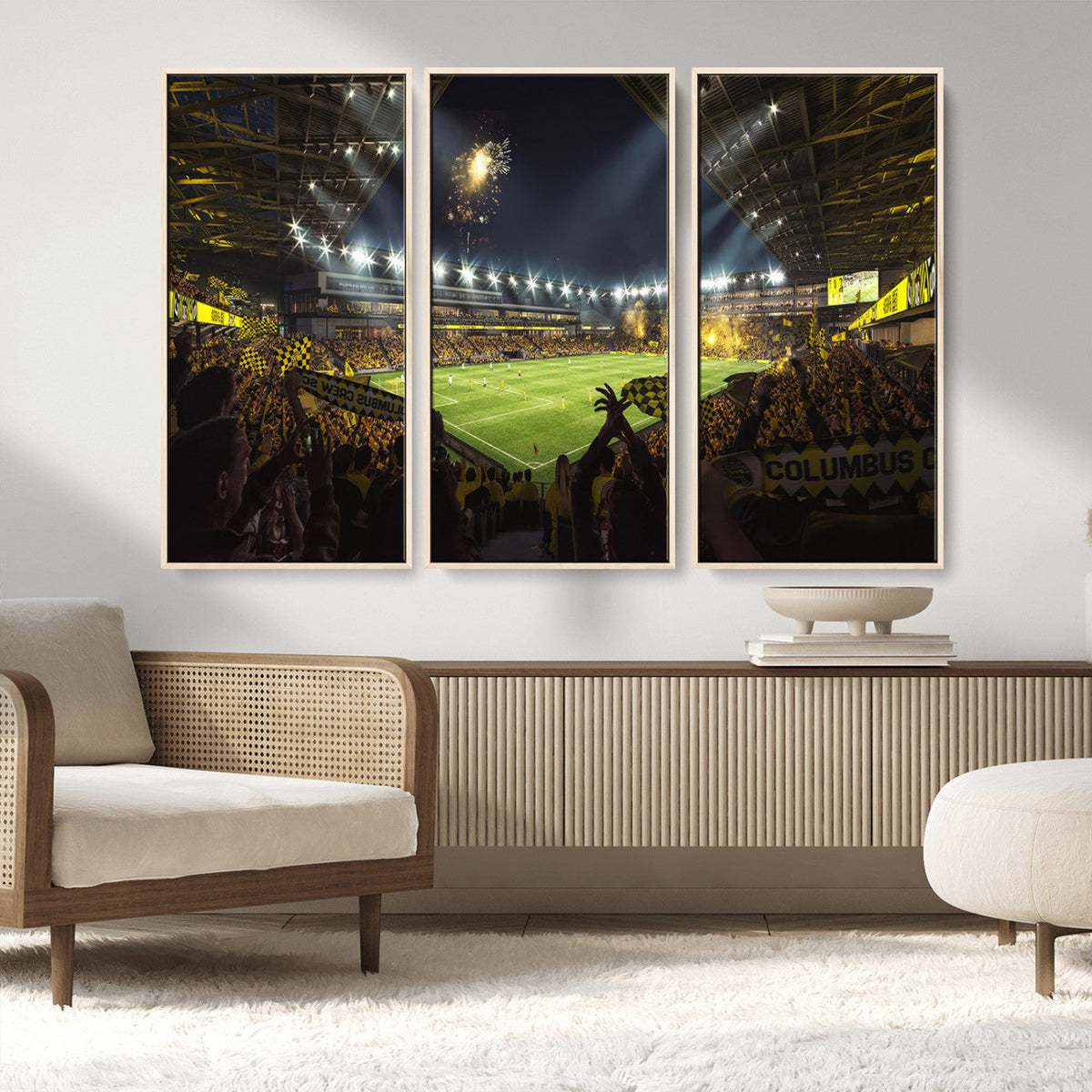 Columbus Crew Soccer Team Print - Columbus Crew Stadium Wall