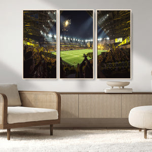 Columbus Crew Soccer Team Print - Columbus Crew Stadium Wall