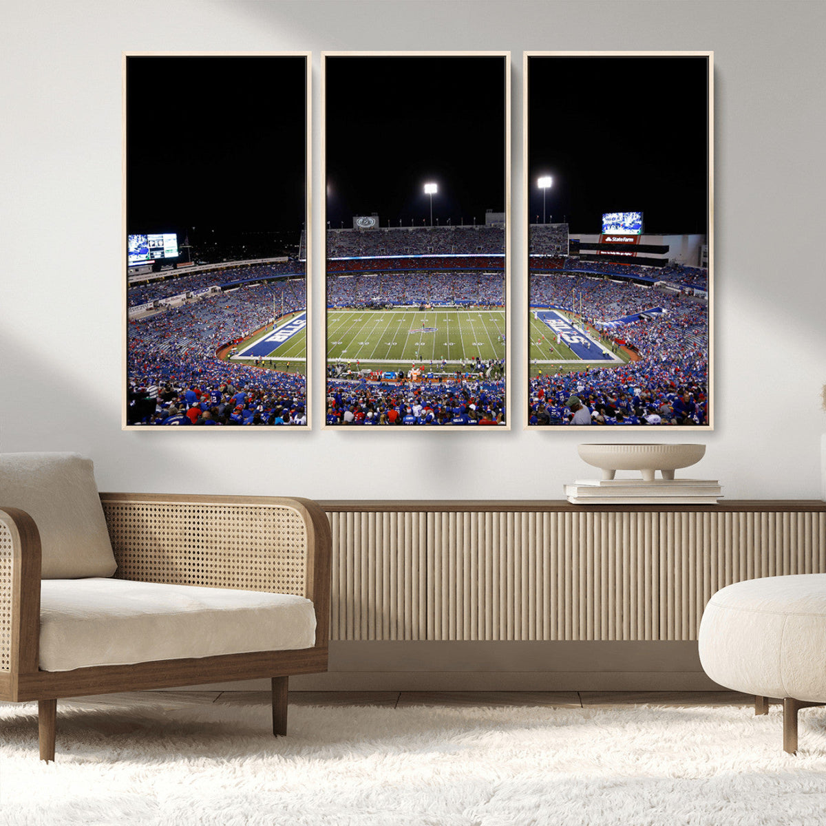 Buffalo Bills Wall Art - Buffalo Bills Stadium Canvas Print,