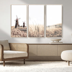 Farm Prints Set, Farmhouse Wall Art Canvas, Country House