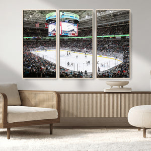 Sharks Arena Blackhawks Sharks Ice Hockey Stadium Wall Art