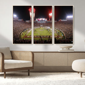 Framed Florida State Seminoles Football Team Print -
