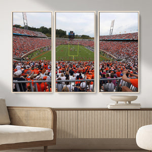 Virginia Cavaliers Football Team Print - Charlottesville Scott Stadium Print Wall Art Canvas