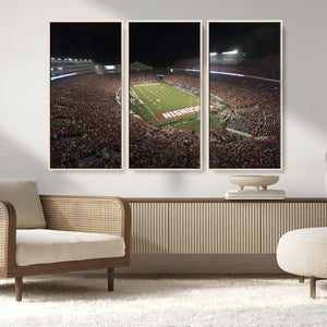 Wisconsin Badgers Football Team Print - Madison Camp Randall