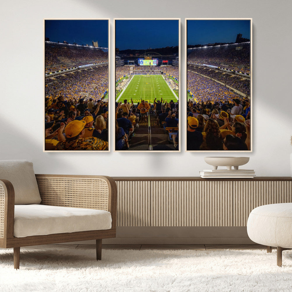 Pittsburgh Panthers Football Team Print - Pittsburgh