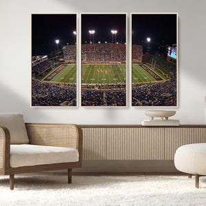 Demon Deacons Print Canvas, Football Team Print -