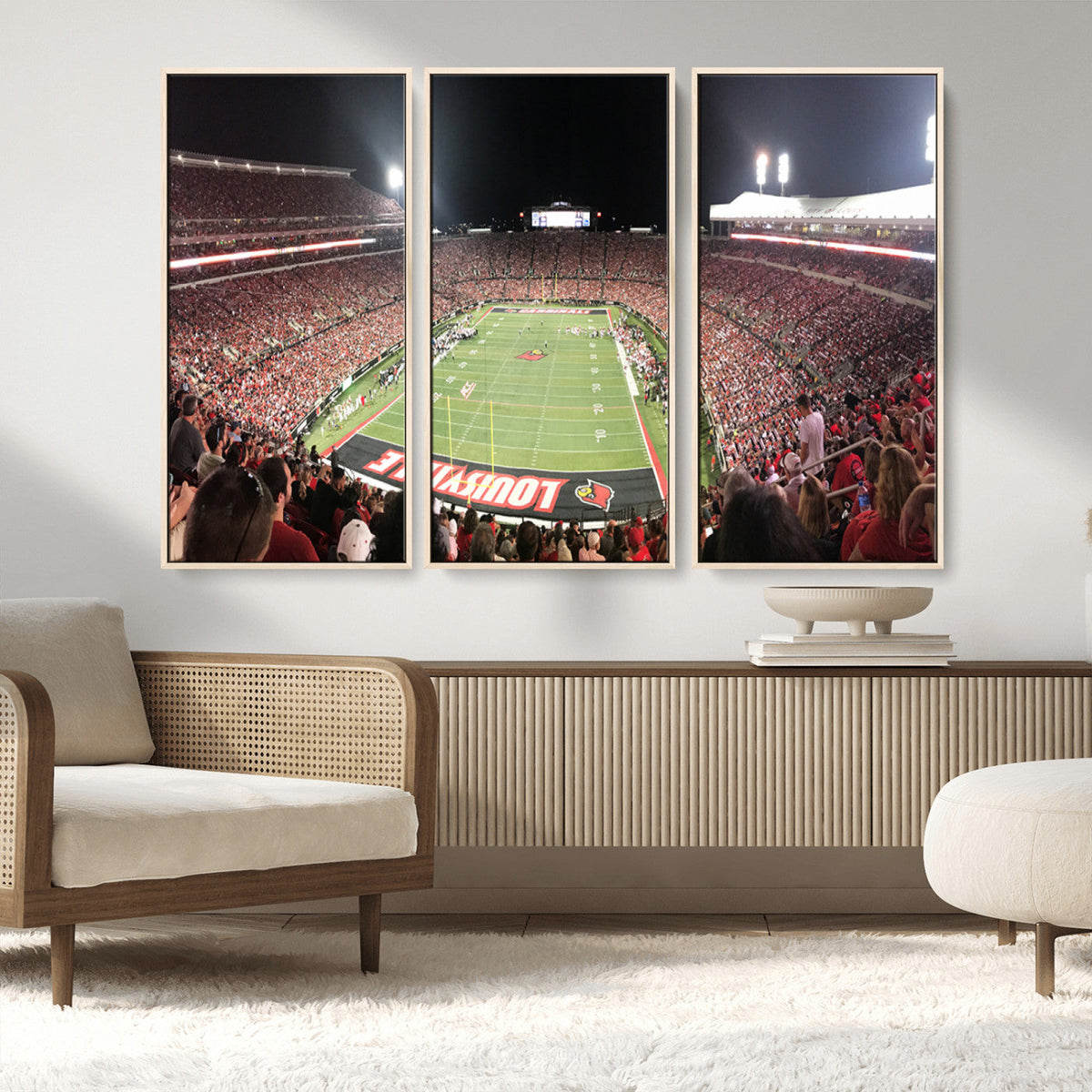 University of Louisville Cardinals Football Team Print -