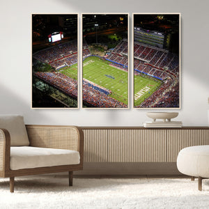 Florida Atlantic University Owls Canvas Print, Football Team
