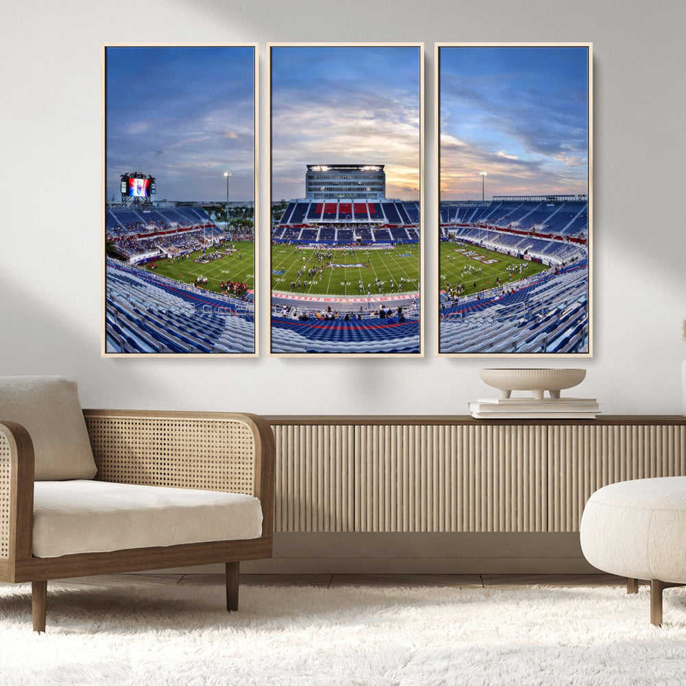 Florida Atlantic University Owls Football Team Print - Boca