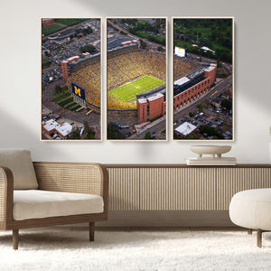 University of Michigan Wolverines Football Team Print - Ann