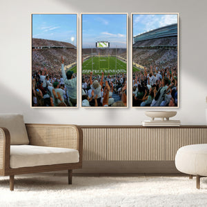 Michigan State Spartans Football Team Art Print - East